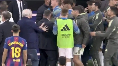 «Ռեալ Մադրիդ»-ի և «Բարսելոնա»-ի ֆուտբոլիստների միջև տեղի է ունեցել լարված բախnւմ