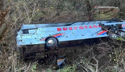 Ավտոբուսի վթшրի հետևանքով մեկ տուժшծի առողջական վիճակը գնահատվում է ծանր, այս պահին վիրահատվում է, մյուսներինը` միջին ծանրության․ ԱՆ