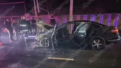 Հրդեհ է բռնկվել Սուրբ Գայանե եկեղեցու հարևանությամբ կայանված «Nissan Teana»-ում