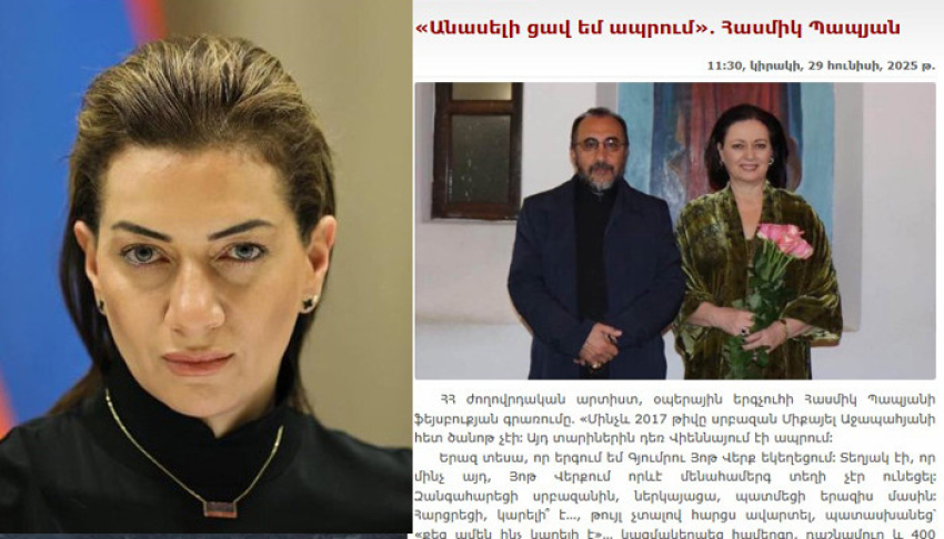 «Ամո՛թ Հասմիկ Պապյանին, հազա՛ր ամոթ»․ Աննա Հակոբյան