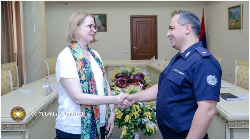 Քննչական կոմիտեի նախագահն ընդունել է ՀՀ-ում Գերմանիայի դեսպանին
