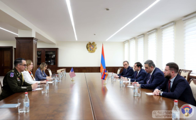 Պապիկյանն ընդունել է ԱՄՆ արտակարգ և լիազոր դեսպանին ու պաշտպանության հարցերով նորանշանակ կցորդ, գնդապետ Մեթյու Քրոուին