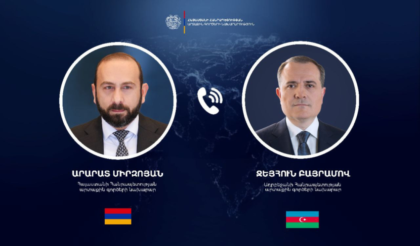 Հայաստանի և Ադրբեջանի ԱԳ նախարարները հեռախոսազրույց են ունեցել․ քննարկման թեման՝ վաշինգտոնյան համաձայնագիրն է