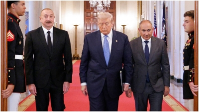 Հայաստանի և Ադրբեջանի միջև պшտերшզմը մենք ավարտեցինք․ նայեք նրանց, այստեղ նստած են, ընկերներ են․ Թրամփ