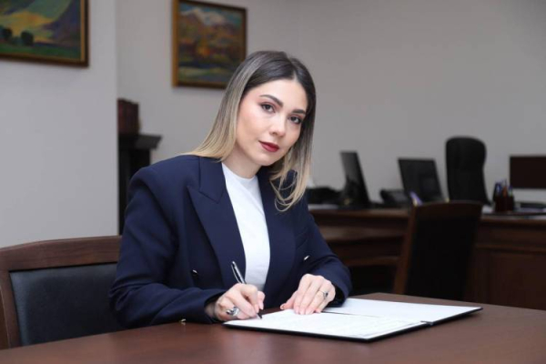 Մարգարիտա Կարապետյանը պաշտոն է ստացել Արդարադատության նախարարությունում