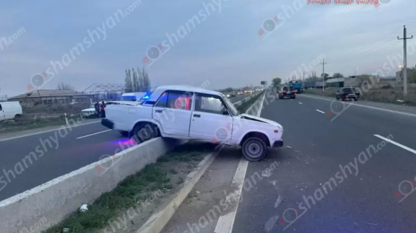 Երևան-Երասխ ավտոճանապարհին բախվել են «IVECO»-ն և «ՎԱԶ 2107»-ը․ կա տուժած