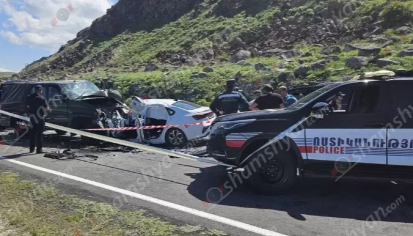 1 զոհ, 3 վիրավոր․ խոշոր ավտովթար է եղել Գեղարքունիքում․ բախվել են ՊՆ «UAZ Patriot»-ն ու «Kia»-ն