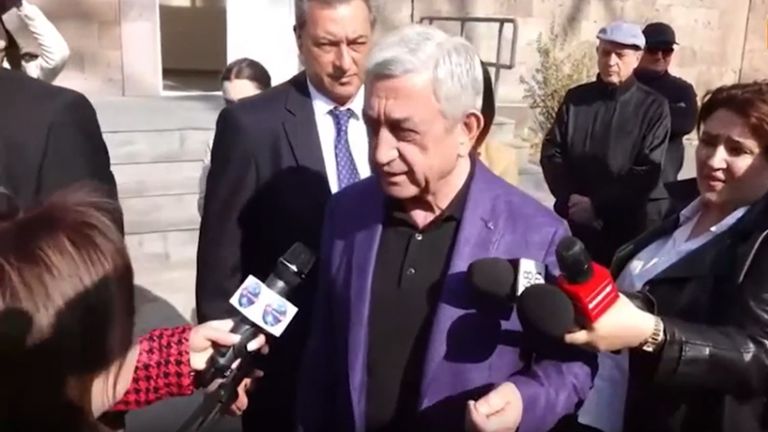 Սա իմ երկիրն է, սա իրենց երկիրը չէ․ ես այս երկրից չեմ փախչի․ Սերժ Սարգսյան