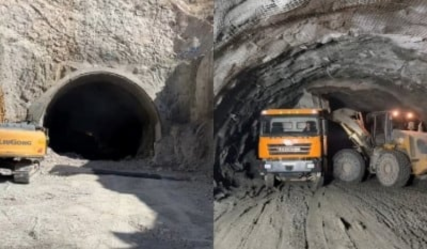 Քաջարան-Ագարակ հատվածում թունելներ են կառուցվում (վիդեո)