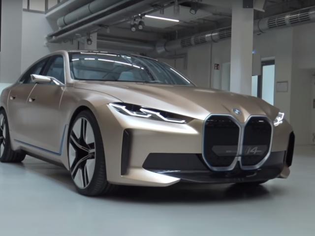 BMW i4 Gold